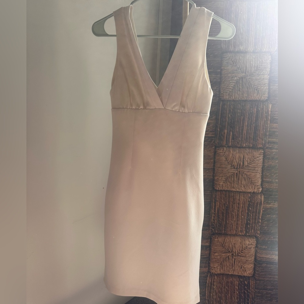 BCBGeneration Ivory Sleeveless Dress